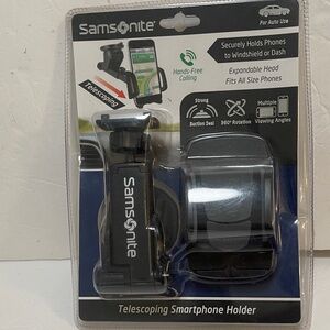 Samsonite Black Telescoping Phone Mount NIP